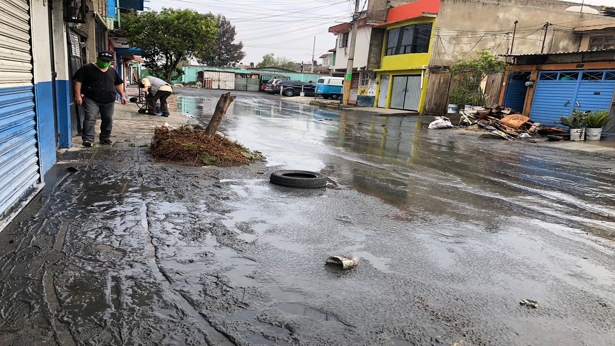 Video Amanecen Bajo El Agua Decenas De Viviendas En Ecatepec