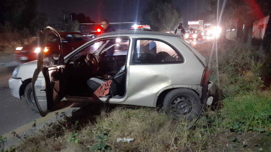 accidente sobre la Texcoco- Lechería