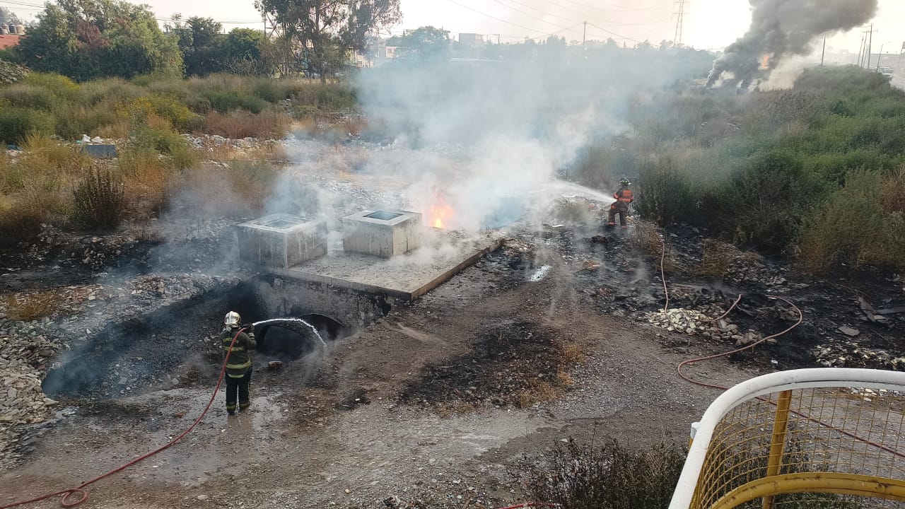 incendio en el Rio de los Remedios