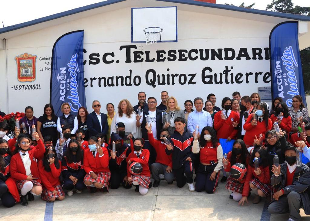 Llega acción por la educación al 25% de las escuelas de Huixquilucan
