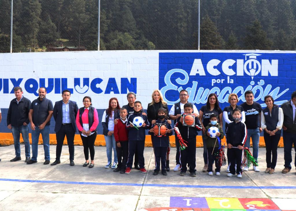 Llega acción por la educación al 25% de las escuelas de Huixquilucan