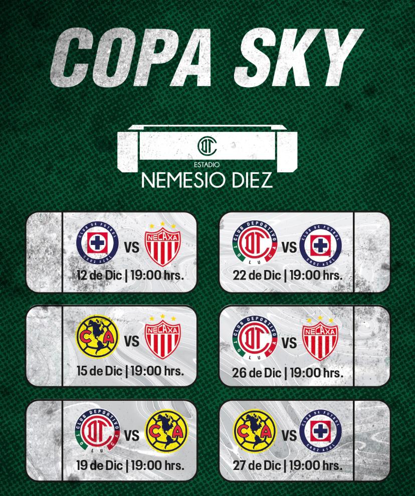 Nemesio Diez será sede de la Copa Sky